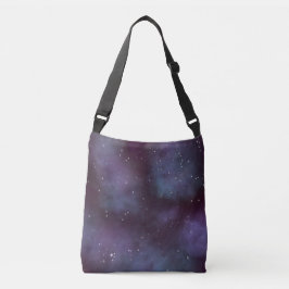 Mystical Dusty Violet Galaxy Axelväska