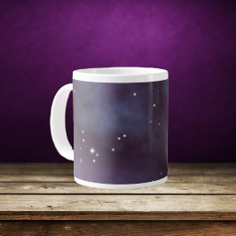 Mystical Dusty Violet Galaxy Jumbo Mugg