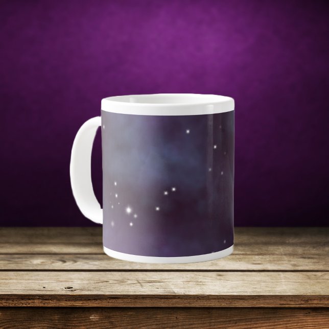 Mystical Dusty Violet Galaxy Jumbo Mugg (Skapare uppladdad)