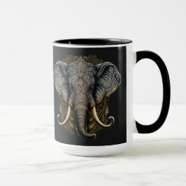 Mystical Elephant Watercolor Mugg