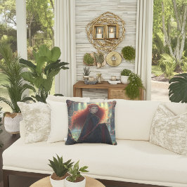 Mystical Elf i Fantasy Forest Kudde