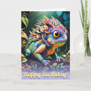Mystical Enchanted Fantasy iguana Kort