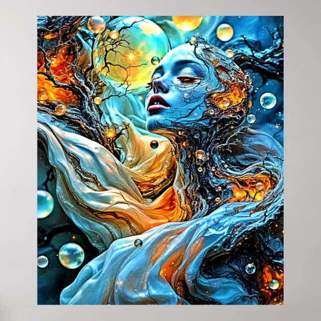 Mystical Etheral Serenity Art Poster (Framsidan)