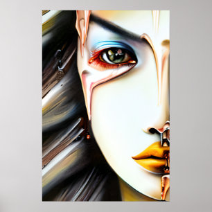 Mystical Etheral Snygga kvinnor Poster