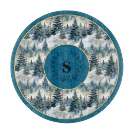 Mystical Evergreen Forest Cutting Board