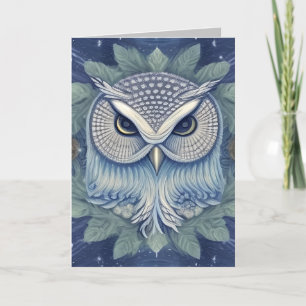 Mystical Fantasy Forest Uggla Tack Kort