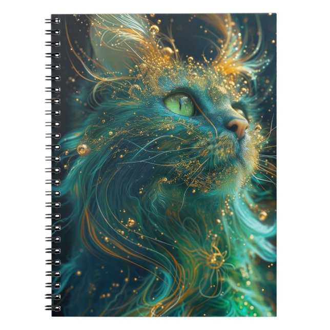 Mystical Feline Anteckningsbok (Framsidan)