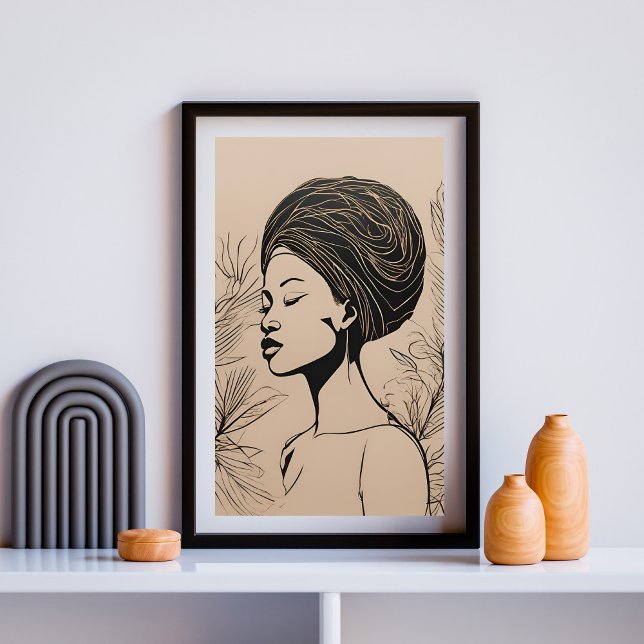 Mystical Feminine African Vibe Poster (Skapare uppladdad)