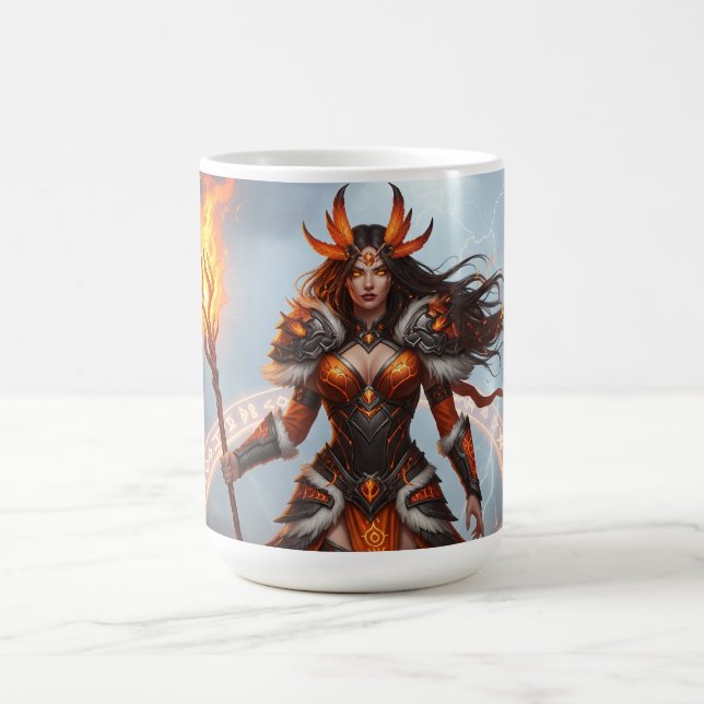 Mystical Fire Shaman Mug Kaffemugg (Center)