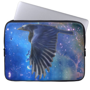 Mystical Flies RAven & Rymden Laptop sleeve