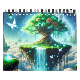 Mystical Flytande Island Calendar Kalender