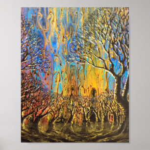 Mystical Forest-affisch Poster
