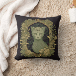 Mystical Forest Cat - Woodland Kudde