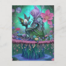 Mystical Forest Creat- Surrealist Girl