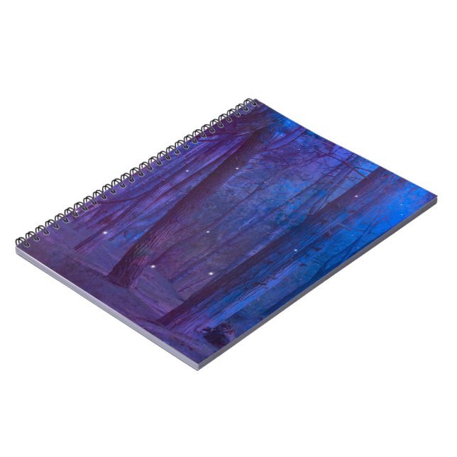 Mystical Forest Notebook Anteckningsbok (Vänstra Sidan)