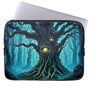 Mystical Forest Öga Träd Art Laptop Fodral