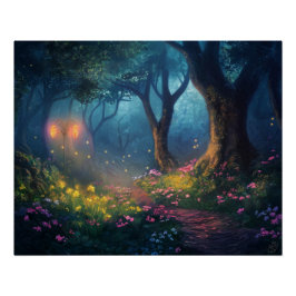 Mystical Forest Pathway Perfect Poster