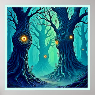 Mystical Forest Watchers Poster