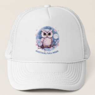 Mystical Full Moon - Pastel Lila Night Himmel - Ug Keps