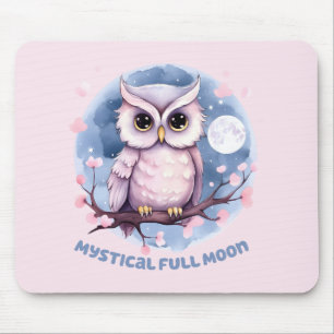 Mystical Full Moon - Pastel Lila Night Himmel - Ug Musmatta