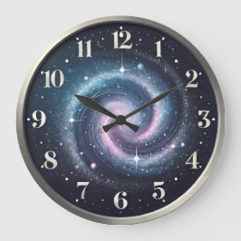 Mystical Galaxy Clock Stor Klocka