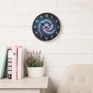 Mystical Galaxy Clock Stor Klocka