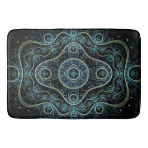 Mystical Grand Royal Julian Fractal Mandala Art Badrumsmatta