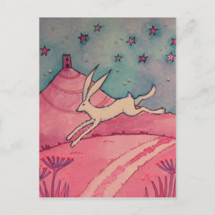 Mystical Hare Vykort