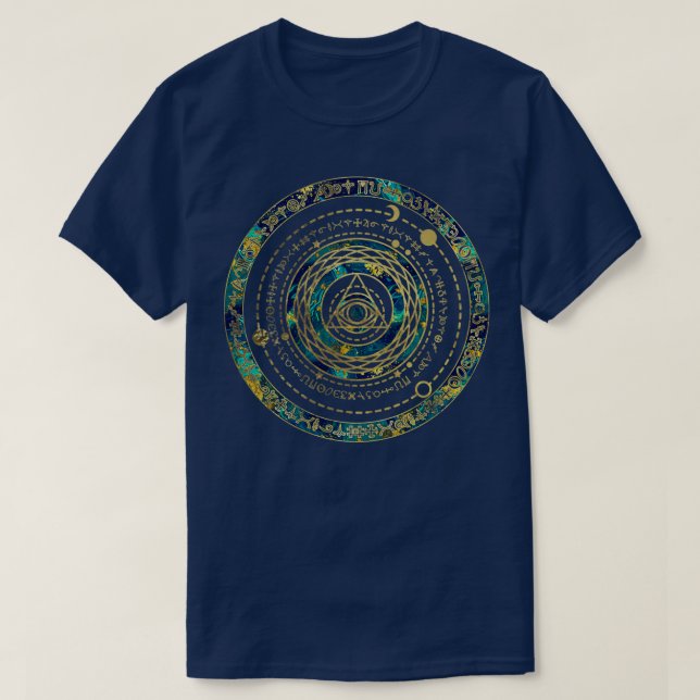 Mystical Helig Geometry Ornament 1 T Shirt (Design framsida)