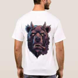 Mystical Horned Bear T Shirt