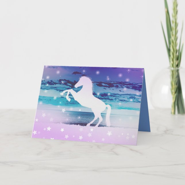 Mystical Horse Helgkort (Framsida)