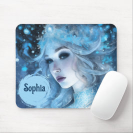 Mystical Ice Queen - Fantasy Winter Goddess Art Musmatta