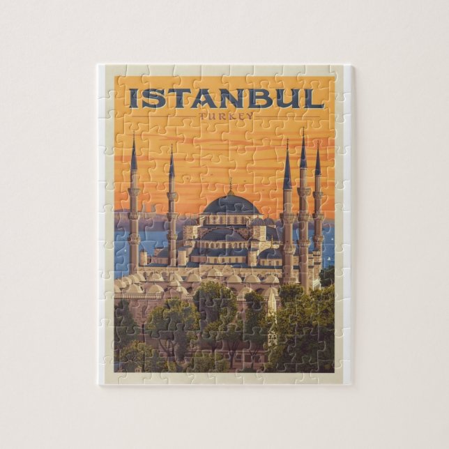 "Mystical Istanbul Puzzle – Gateway Between East & Pussel (Vertikal)