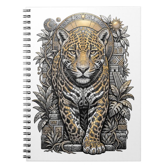 Mystical Jaguar Anteckningsbok (Framsidan)