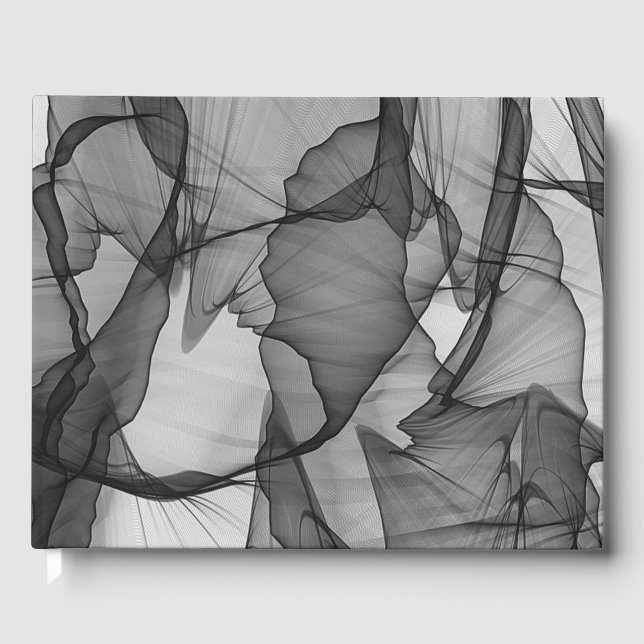 Mystical Lagrar i Chiffon Scarves Struktur Design Gästböcker (Framsida)