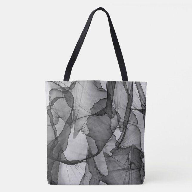 Mystical Lagrar i Chiffon Scarves Struktur Design Tygkasse (Framsida)