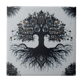 Mystical Livets träd Tile Art Kakelplatta