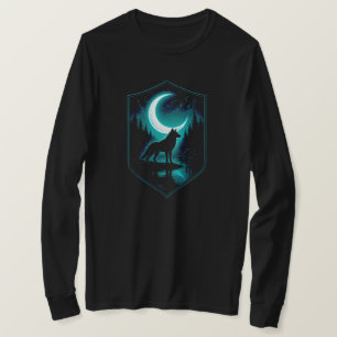 Mystical Lone Varg by Moonlit River BLACK ENDAST T Shirt
