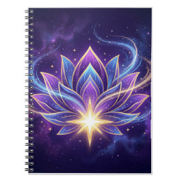 Mystical Lotus Flower Anteckningsbok