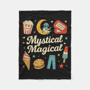 Mystical Magic Retro Aesthetic Space Gifts Manar W Fleecefilt