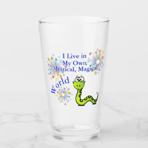 Mystical Magic World Grönt Snake Glass Glaskopp