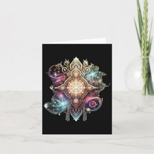 Mystical Mandala med loserande Inslag-fästare Kort
