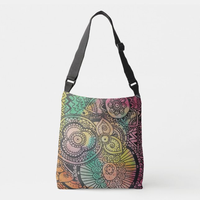 "Mystical Mandalas: Tote Bag for Serene Journeys" Axelväska (Framsida)