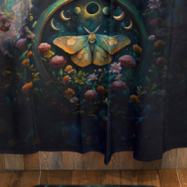 Mystical Moth and Moon Phases Portal Art LARGE