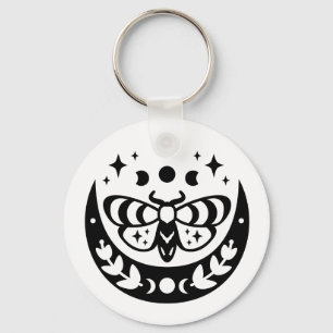 Mystical Moth Nyckelring