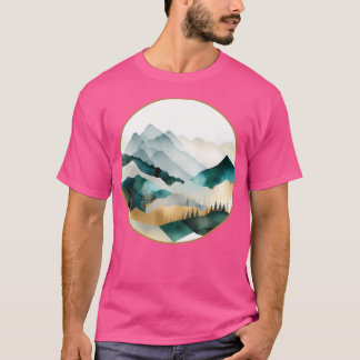 Mystical Mountains Active T Shirt