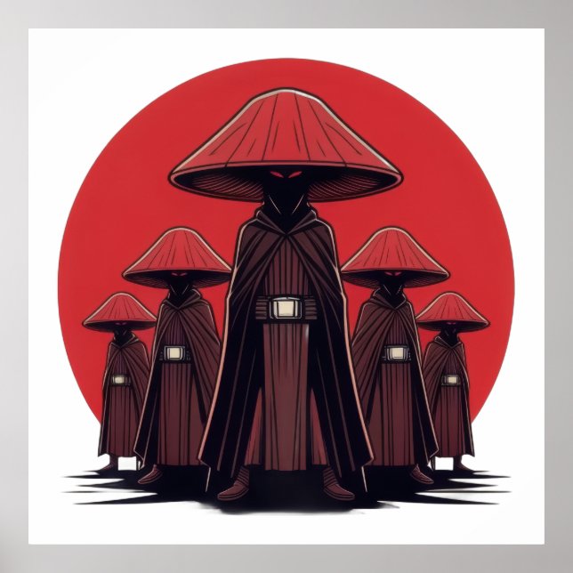 Mystical Mushroom Warriors Poster (Framsidan)