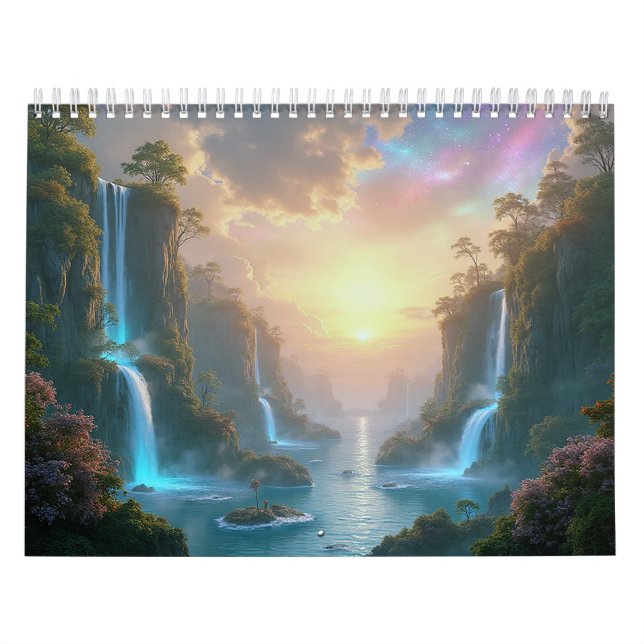 Mystical Nature Landscapes 2026 Fantasy Wall Kalender (Omslag)