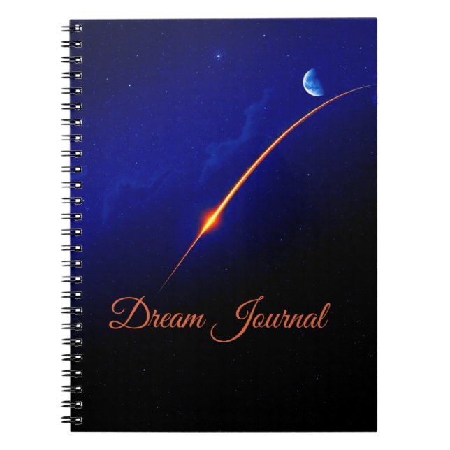 Mystical Night Dream Journal Anteckningsbok (Framsidan)