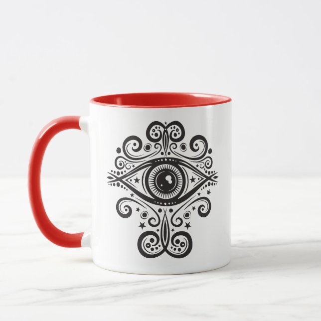 Mystical Öga Coffee Mugg (Vänster)